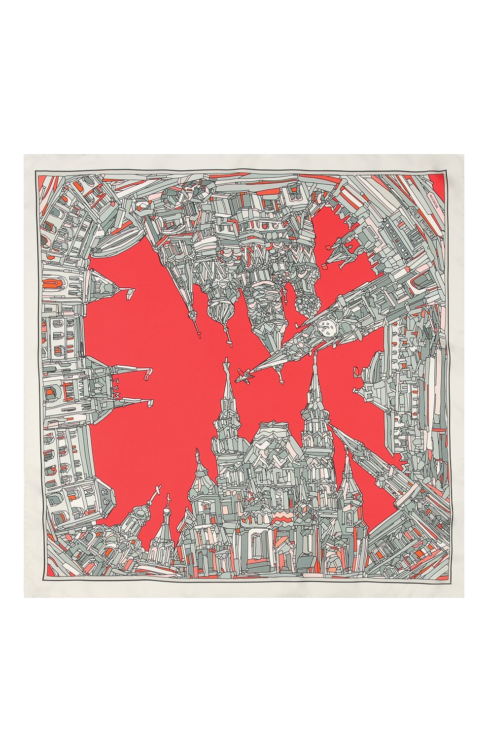 Шелковый платок red square RADICAL CHIC, арт. 16001.21.01, фото 5