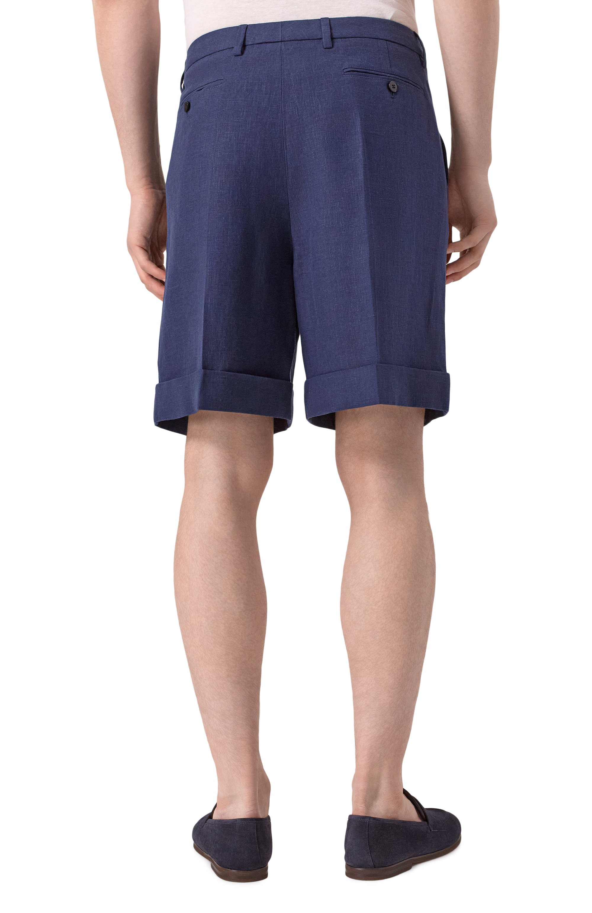 Льняные шорты VALENTINO, арт. 6V3RDE30AKR, фото 4