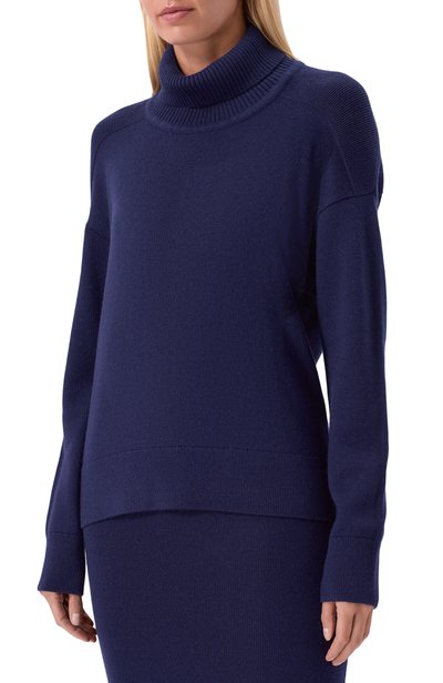 Шерстяной свитер YUZEFI, арт. AREN-DRAPE BACK FUNNEL NECK JUMPER_001, фото 3