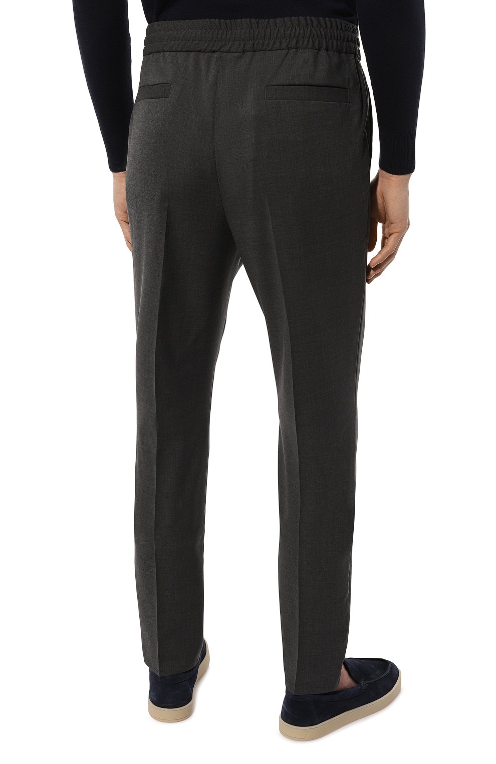 Шерстяные брюки BRUNELLO CUCINELLI, арт. MH244B2032, фото 4