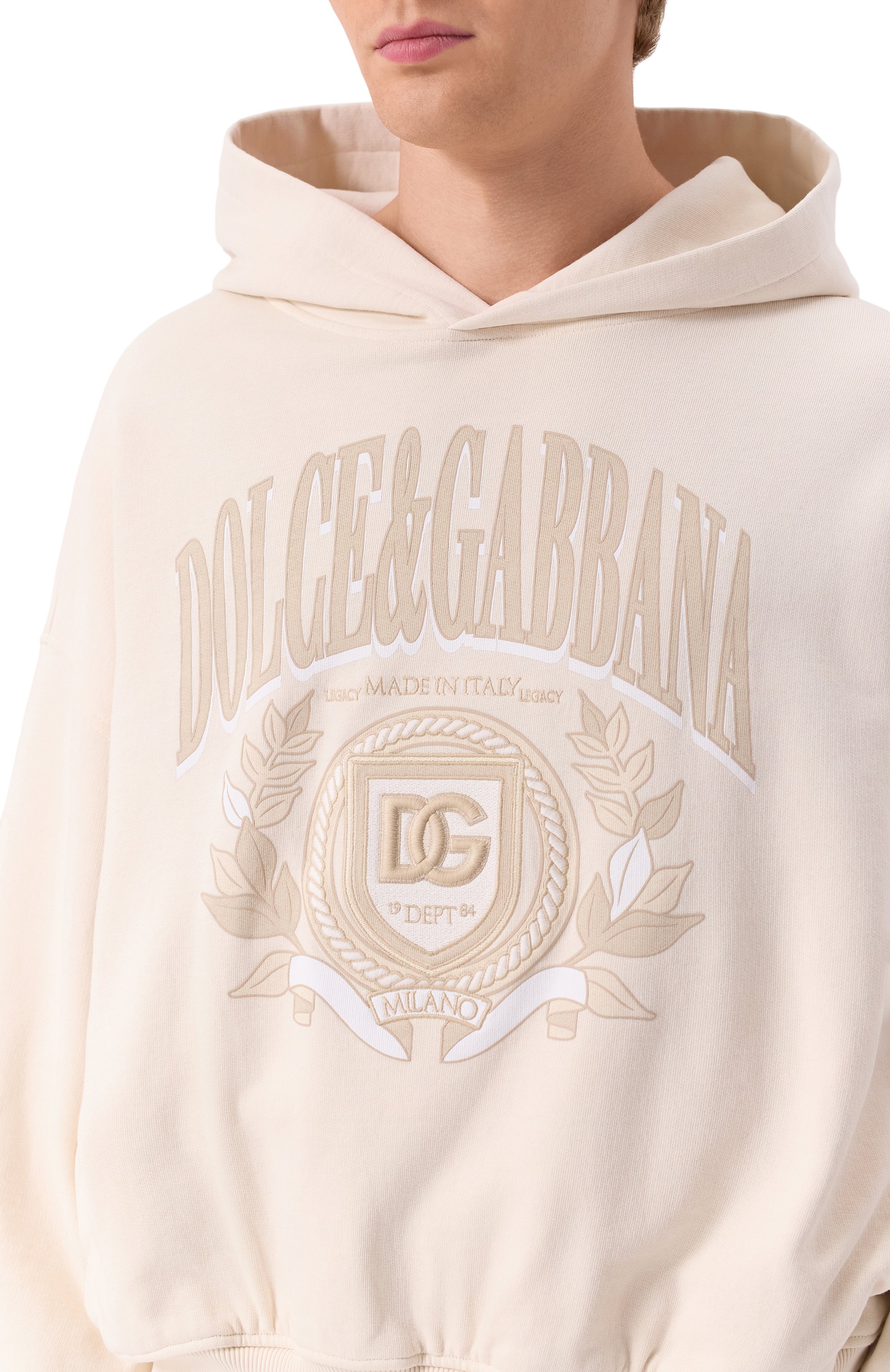 Хлопковое худи DOLCE & GABBANA, арт. G9BJGZ/G702J, фото 5