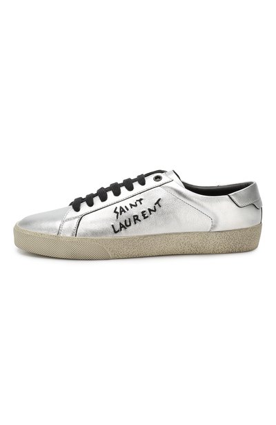 Кожаные кеды court classic SAINT LAURENT, арт. 587240/06S00, фото 3