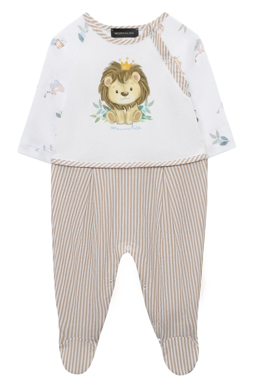 Хлопковый комбинезон MONNALISA, арт. 22C203, фото 1