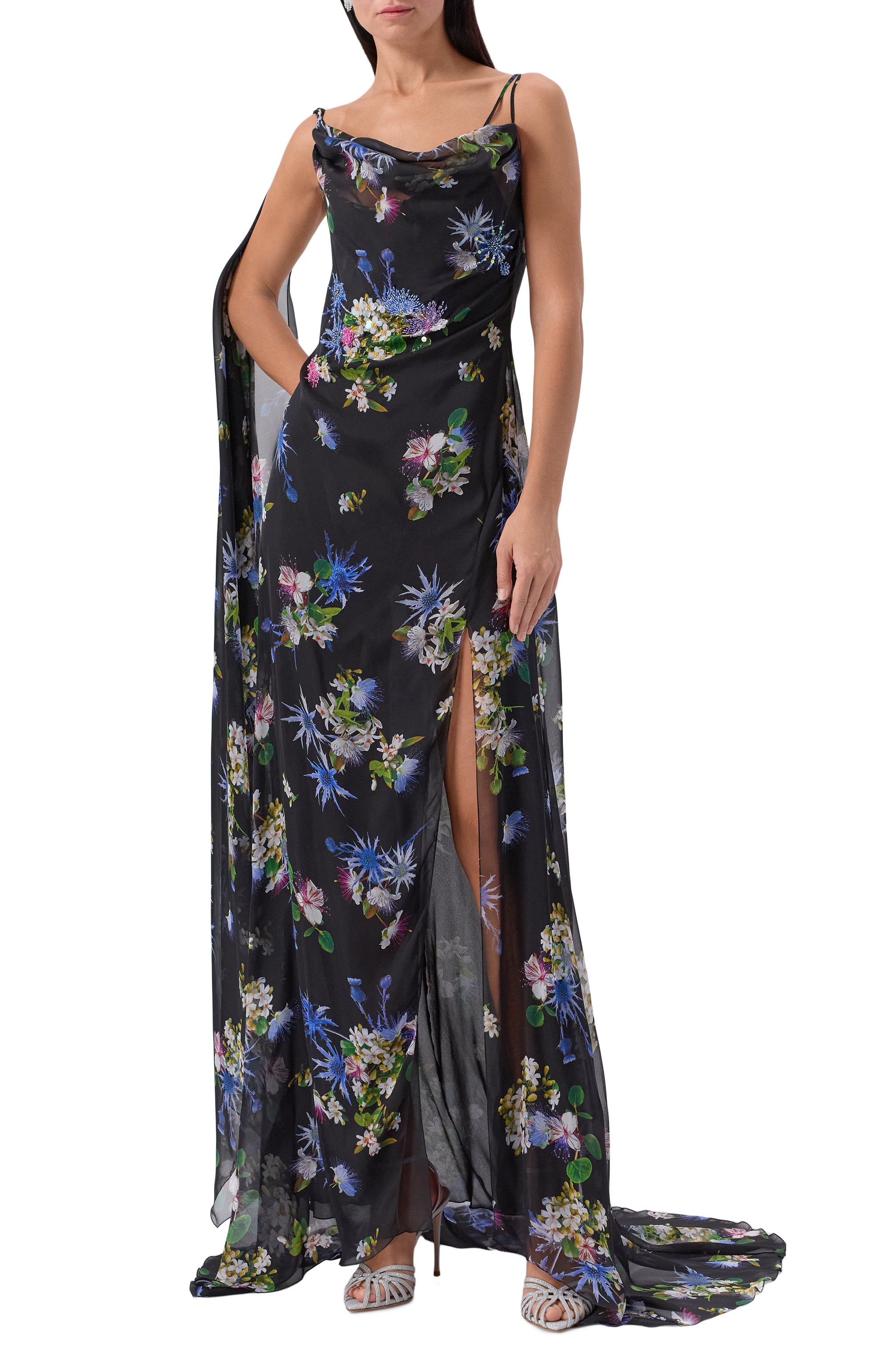 Шелковое платье BLUMARINE, арт. 4A367A, фото 2