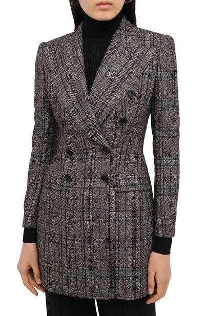 Жакет из шерсти и хлопка DOLCE & GABBANA, арт. F29HGT/FQMH2, фото 4