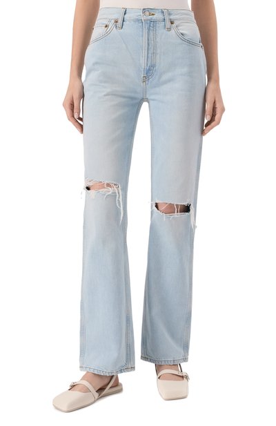 Джинсы RE/DONE светло-голубого цвета по цене 39700 руб., арт. 188-3WHRL/A/, фото 3 Джинсы RE/DONE, арт. 188-3WHRL/A/, фото 3