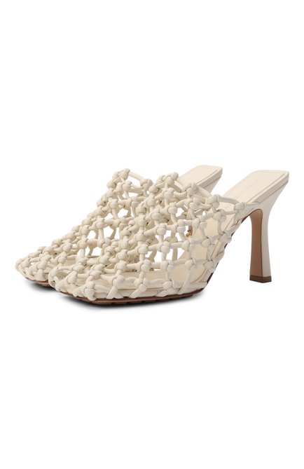 Женские кожаные мюли riva BOTTEGA VENETA, арт. 827683/V3H65