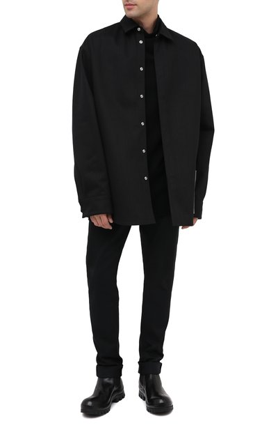 Кожаные челси OFFICINE CREATIVE черного цвета по цене 59200 руб., арт. CLEANTREK/001/FI0RE LUX, фото 2 Кожаные челси OFFICINE CREATIVE, арт. CLEANTREK/001/FI0RE LUX, фото 2