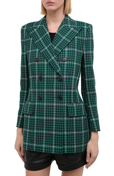 Шерстяной жакет SAINT LAURENT, арт. 634987/Y7B72, фото 4