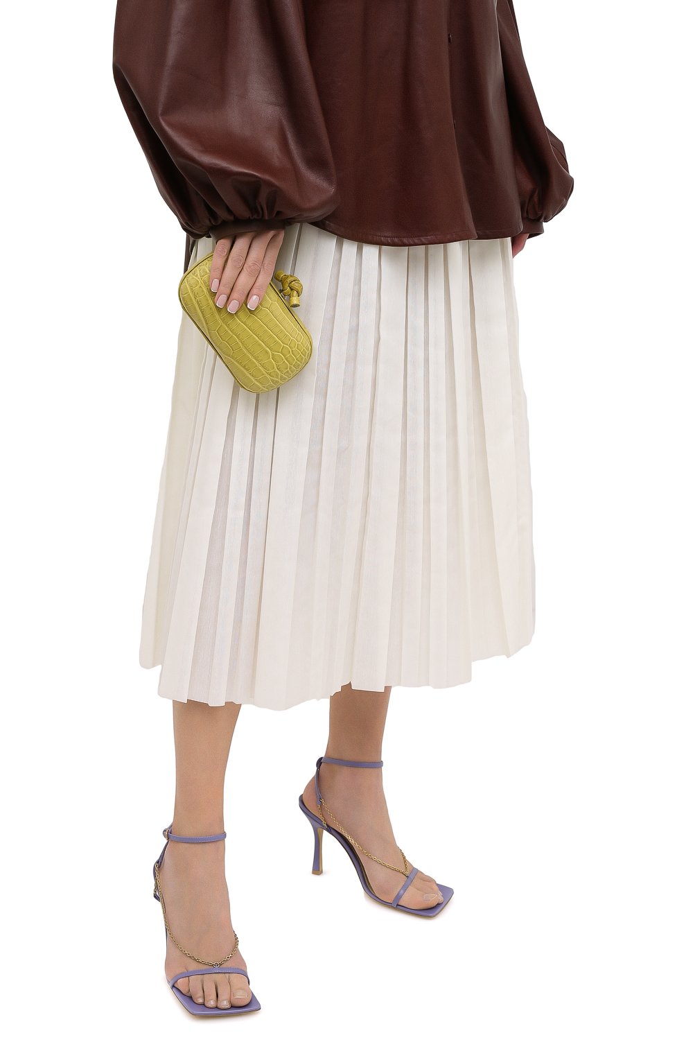 Клатч knot из кожи крокодила BOTTEGA VENETA, арт. 113085/V9029, фото 2
