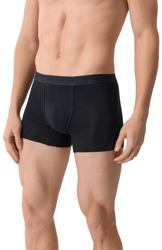 Хлопковые боксеры Hanro 073102 Чёрный  073102 Фото 2