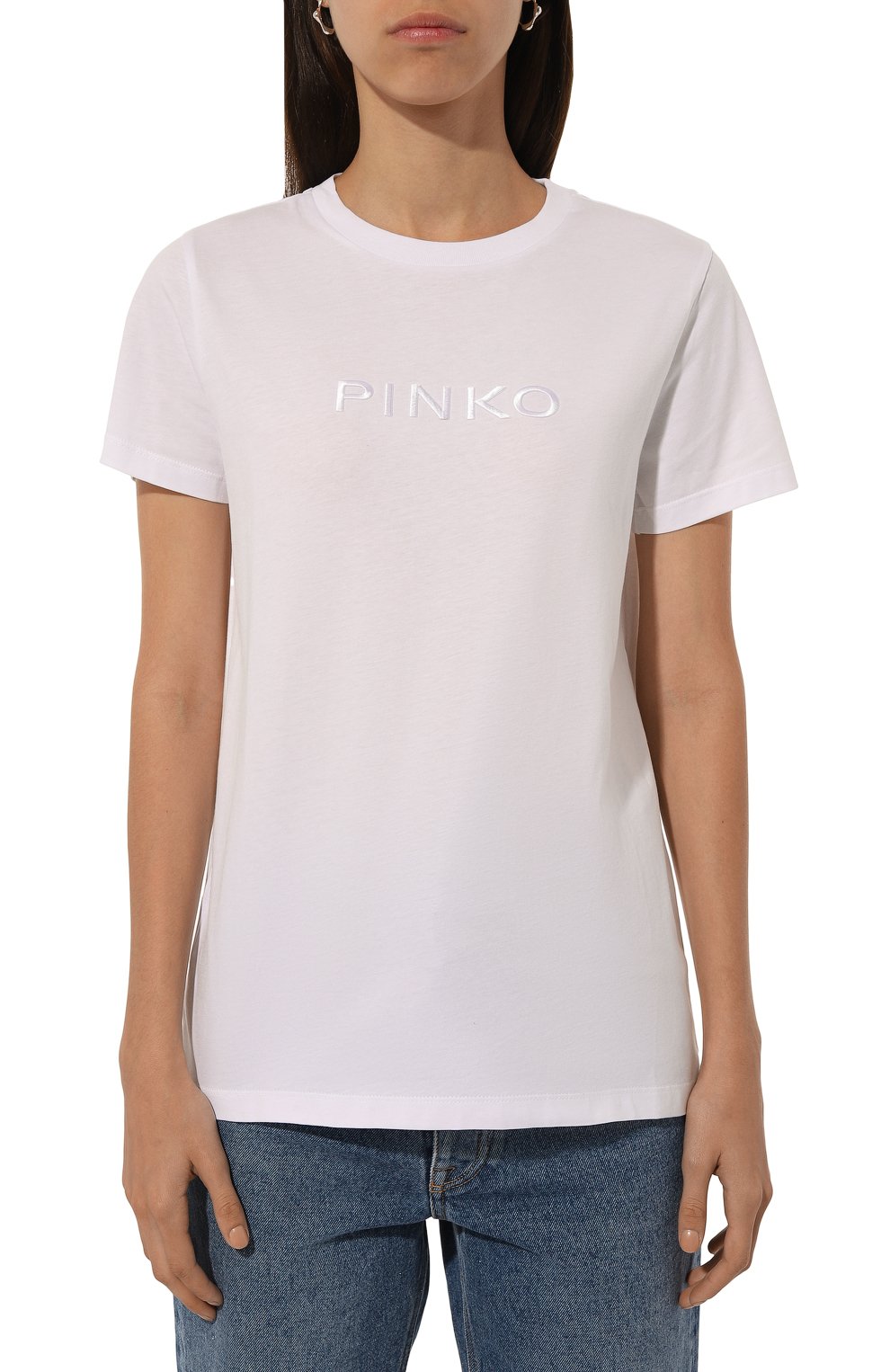 Хлопковая футболка PINKO, арт. 101752/A227, фото 3