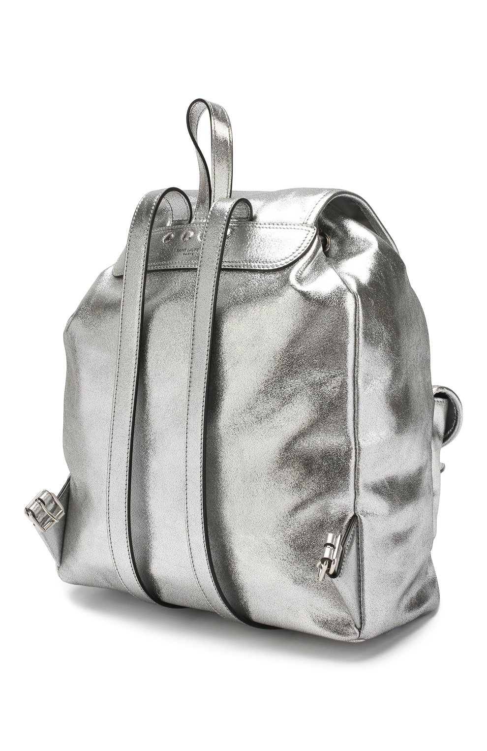 Рюкзак venice SAINT LAURENT серебряного цвета по цене 280000 руб., арт. 605113/1Q30N, фото 3 Рюкзак venice SAINT LAURENT, арт. 605113/1Q30N, фото 3