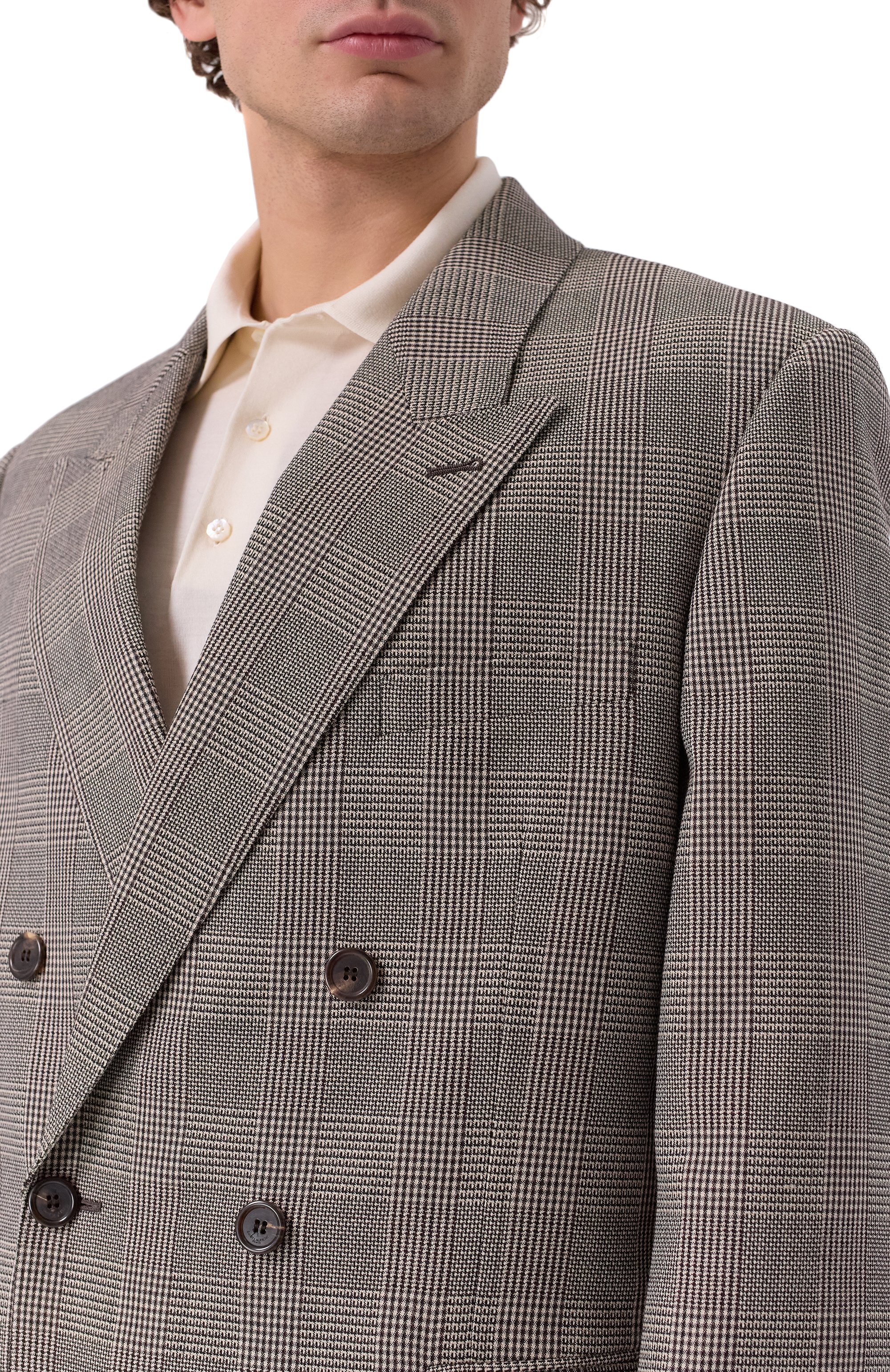 Шерстяной пиджак SAINT LAURENT, арт. 816394/Y2L41, фото 5