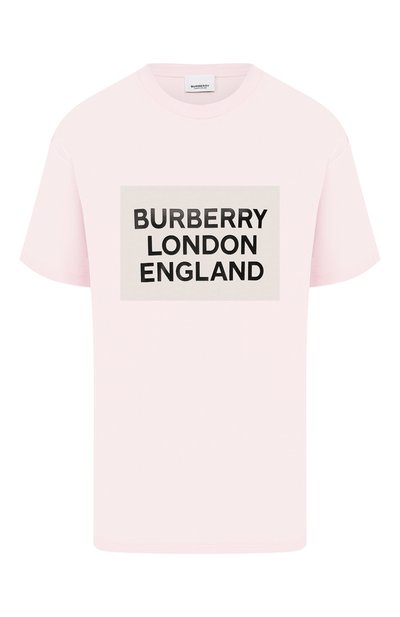 Женская хлопковая футболка BURBERRY, арт. 8026882