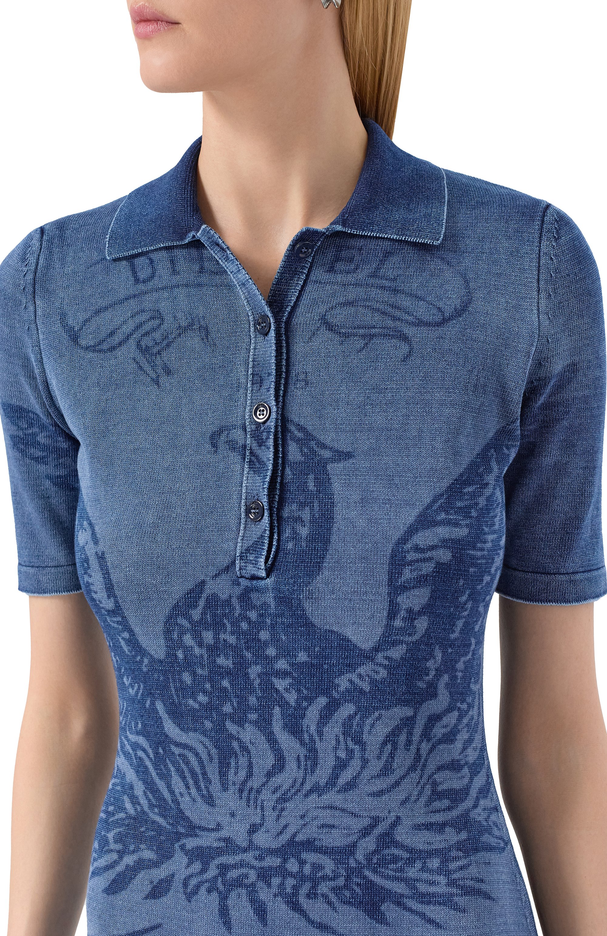 Хлопковое платье DIESEL, арт. A19479/0BJBS, фото 5