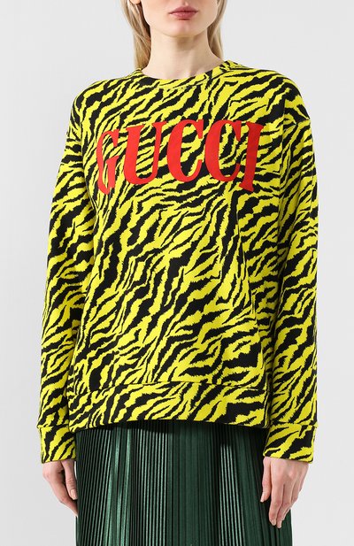 Хлопковый свитшот GUCCI, арт. 469250/XJAR6, фото 3