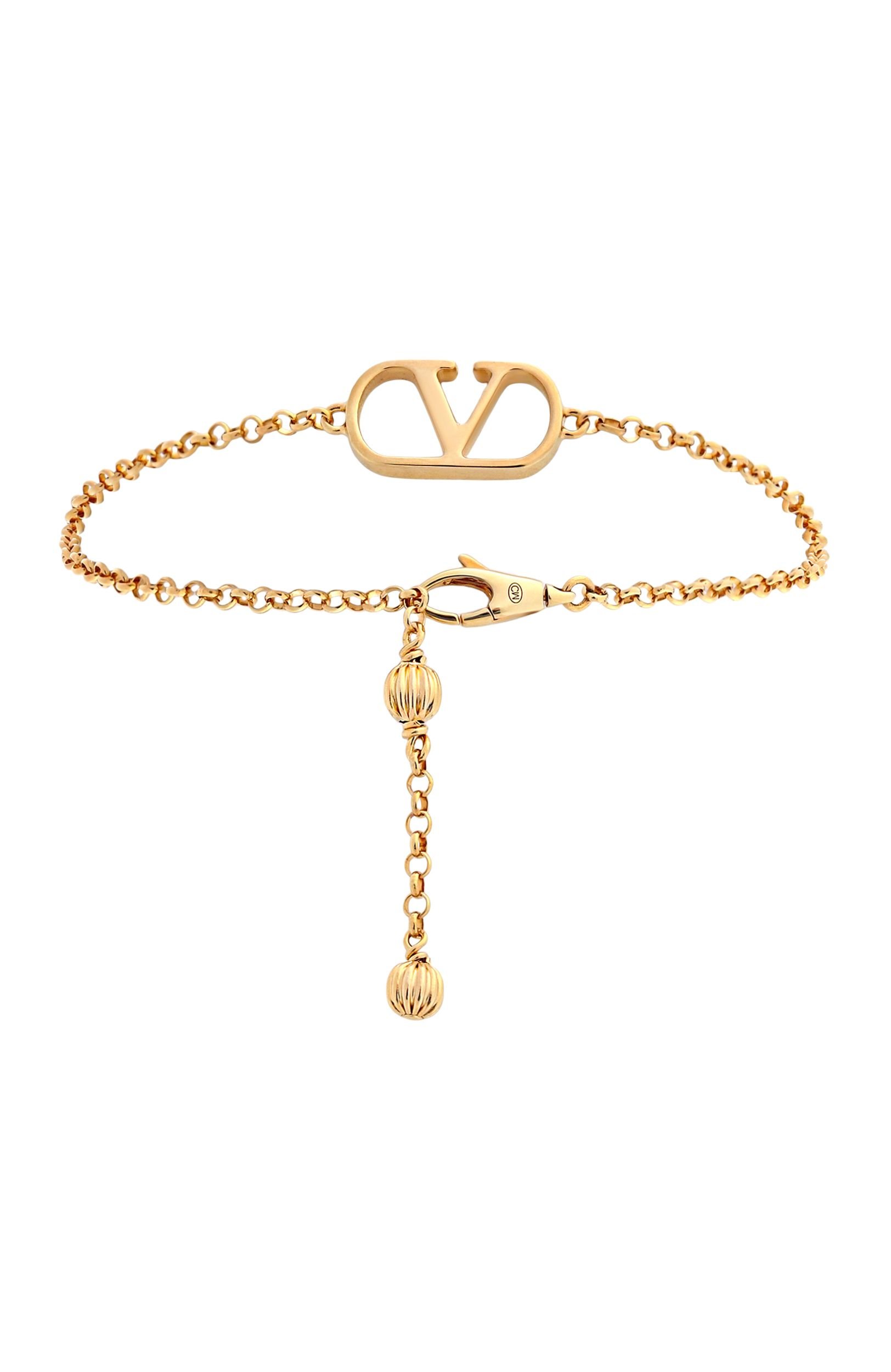 Браслет VALENTINO золотого цвета по цене 35850 руб., арт. 9W2J0CE9/MET, фото 3 Браслет VALENTINO, арт. 9W2J0CE9/MET, фото 3