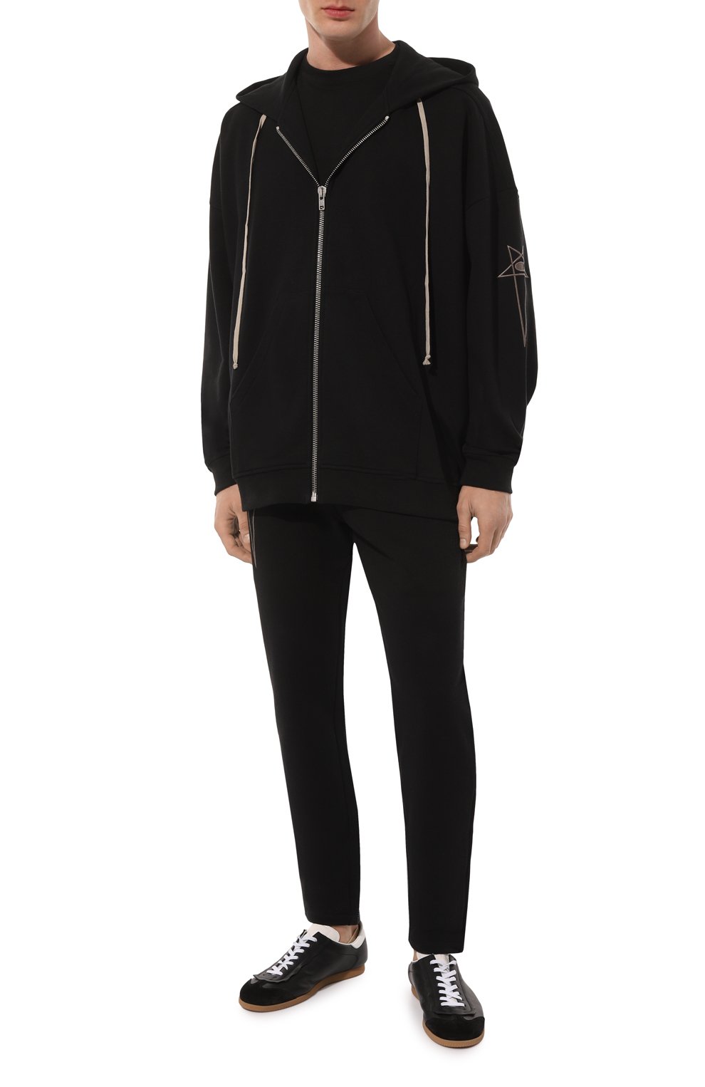 Хлопковые брюки rick owens x champion RICK OWENS, арт. CM01D0471/CHFE, фото 2