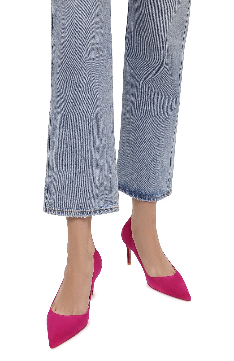 Замшевые туфли stuart 75 STUART WEITZMAN, арт. S7009, фото 3