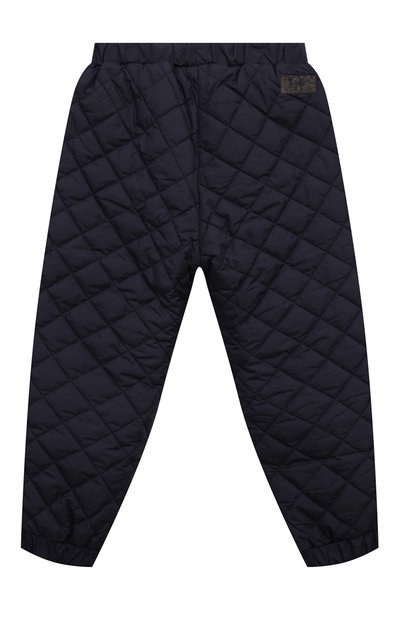 Утепленные джоггеры IL GUFO темно-синего цвета по цене 14650 руб., арт. A24PL340N0106/2A-4A, фото 2 Утепленные джоггеры IL GUFO, арт. A24PL340N0106/2A-4A, фото 2