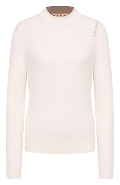 Женский пуловер из шерсти и шелка MARNI, арт. GCMD0580Q0/UFZ628