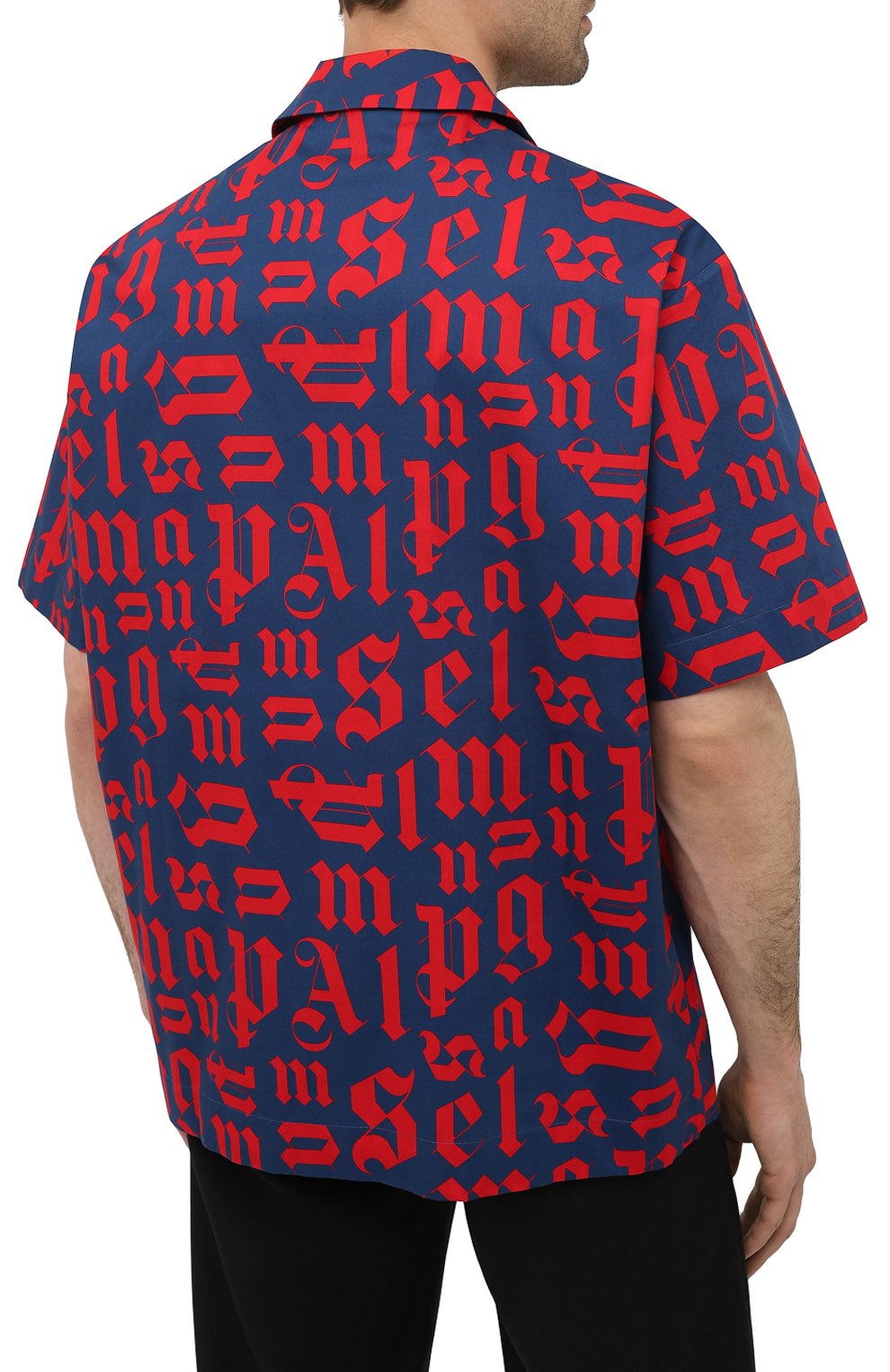 Хлопковая рубашка PALM ANGELS, арт. PMGA037R21FAB0024625, фото 4