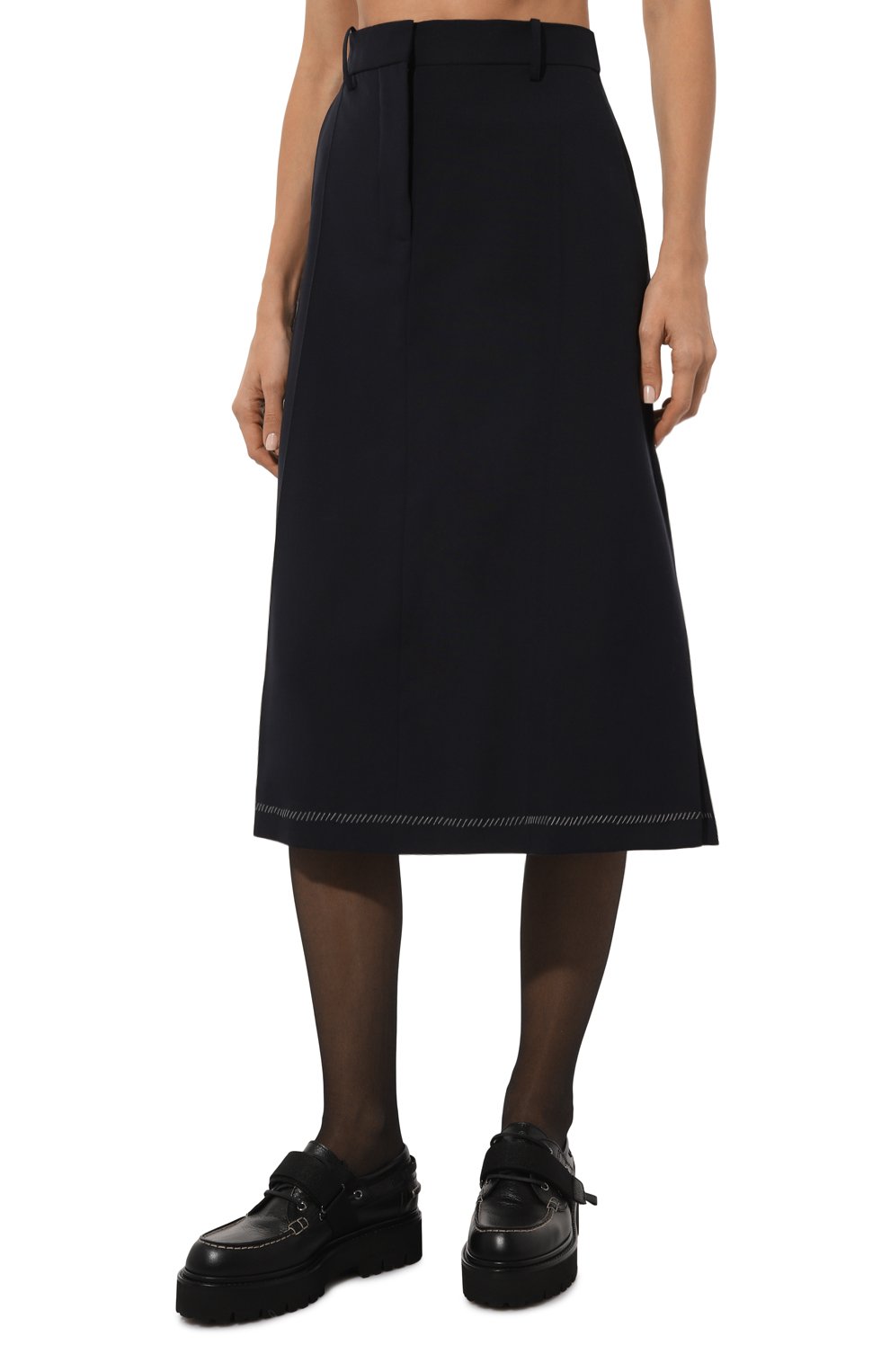 Шерстяная юбка MARNI, арт. G0MA0656U0/TW839, фото 3