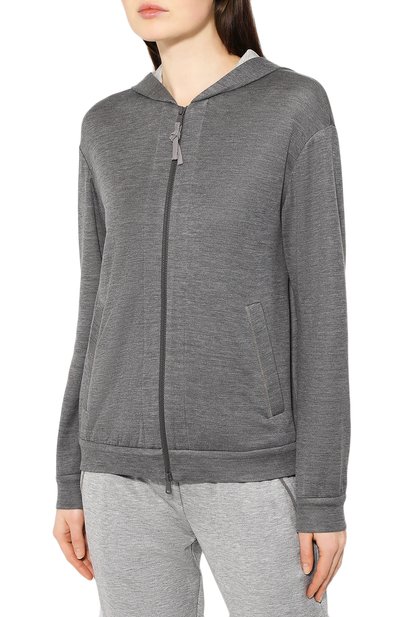 Толстовка из хлопка и шелка BRUNELLO CUCINELLI, арт. MD828SB806, фото 3