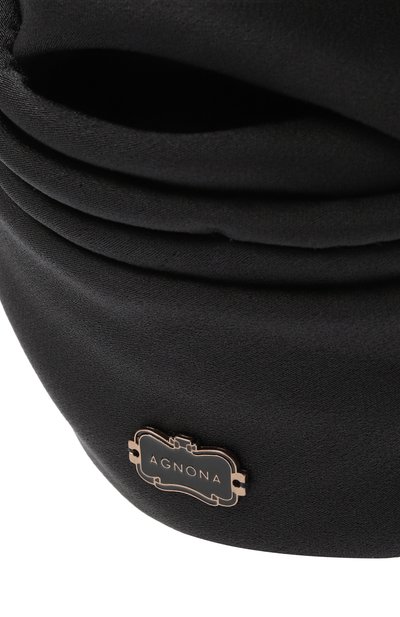 Тюрбан из вискозы и шелка AGNONA, арт. AK1010YE/U5073E, фото 3