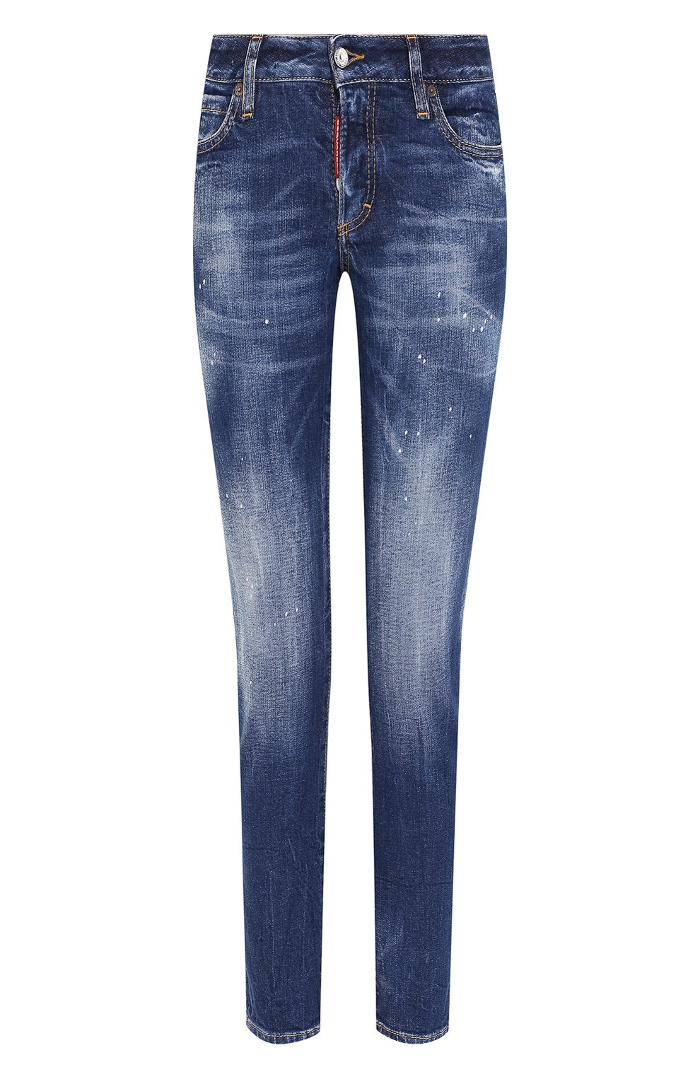 Джинсы DSQUARED2 синего цвета по цене 56300 руб., арт. S80LA0006/S30663, фото 1 Джинсы DSQUARED2, арт. S80LA0006/S30663, фото 1