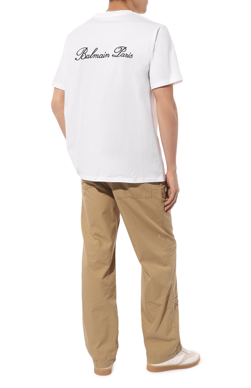 Хлопковая футболка BALMAIN, арт. CH1EG010/BC68, фото 2