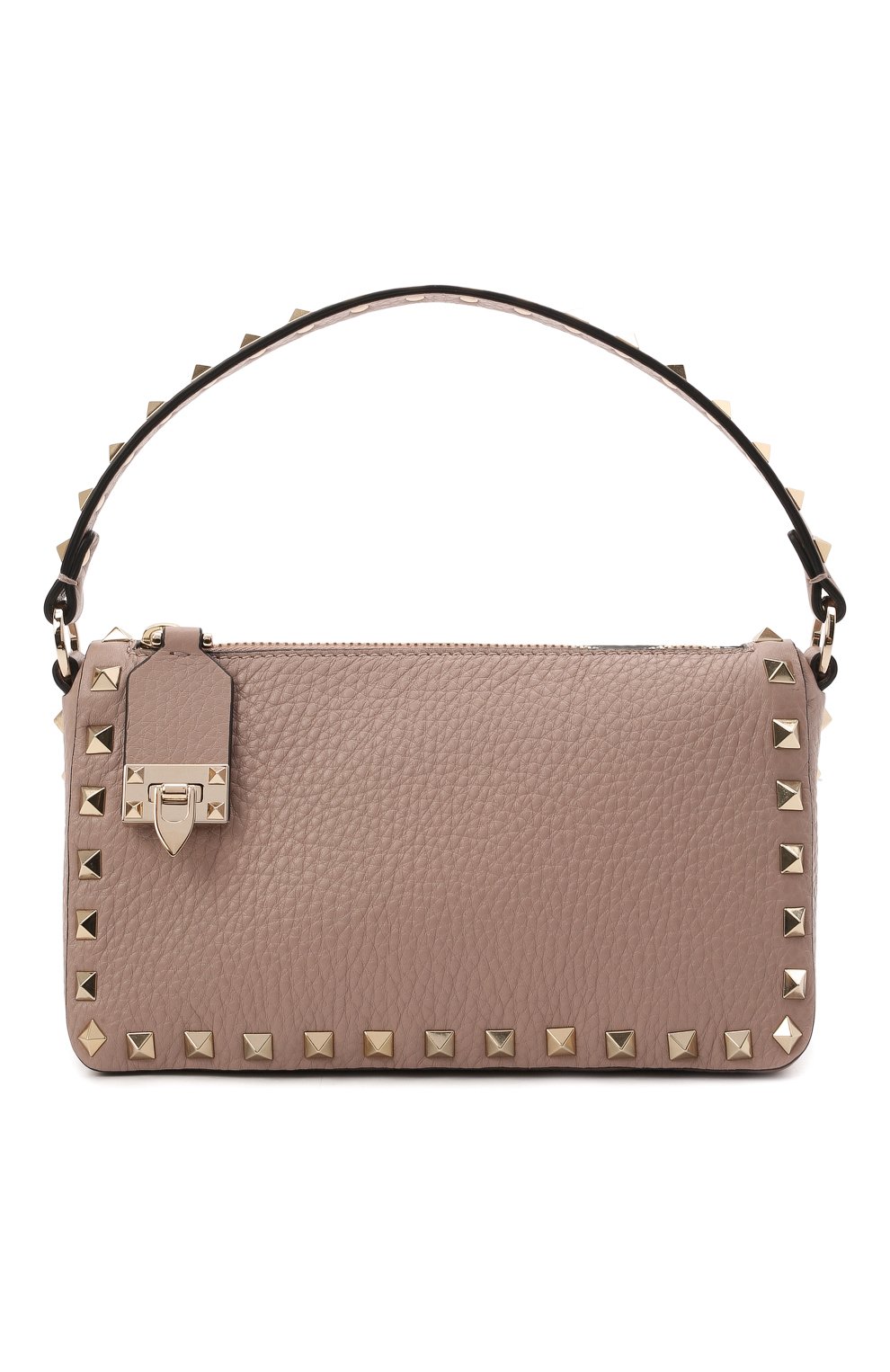 Сумка rockstud small VALENTINO темно-бежевого цвета по цене 185000 руб., арт. WW2B0J47/VSF, фото 1 Сумка rockstud small VALENTINO, арт. WW2B0J47/VSF, фото 1
