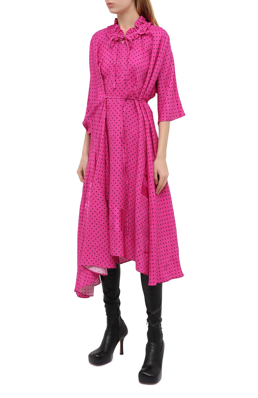 Платье из вискозы BALENCIAGA, арт. 642287/TJLB4, фото 3