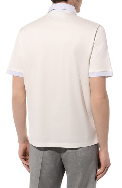 Хлопковое поло BRUNELLO CUCINELLI, арт. M0B133939T, фото 4