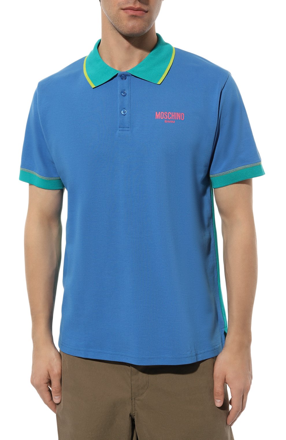 Хлопковое поло MOSCHINO, арт. A1603/9309, фото 3