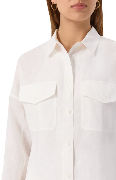 Льняная рубашка WEEKEND MAX MARA, арт. SP0LET0, фото 5