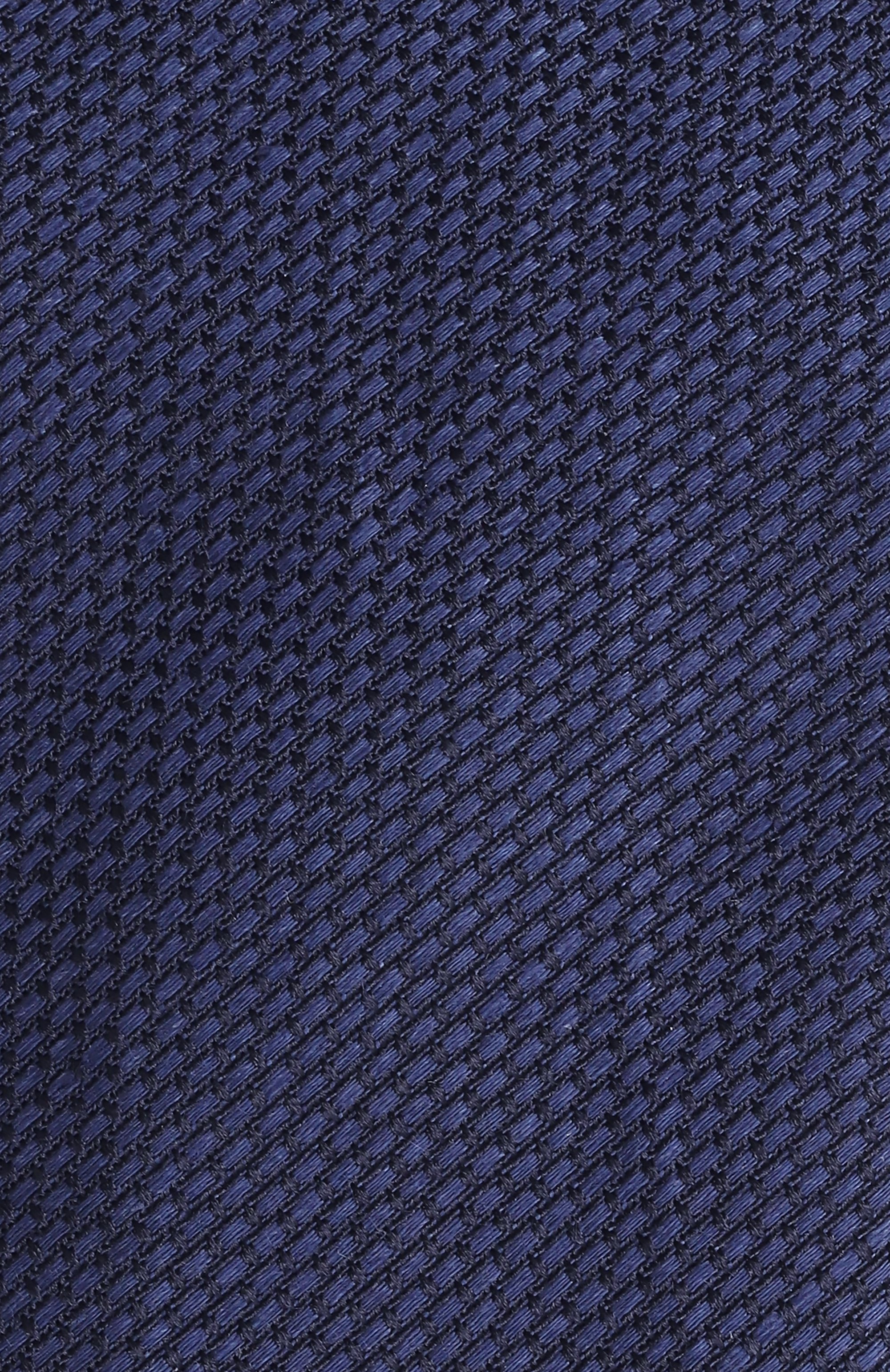 Галстук изо льна и шелка CANALI темно-синего цвета по цене 18500 руб., арт. 18/HJ04181, фото 4 Галстук изо льна и шелка CANALI, арт. 18/HJ04181, фото 4