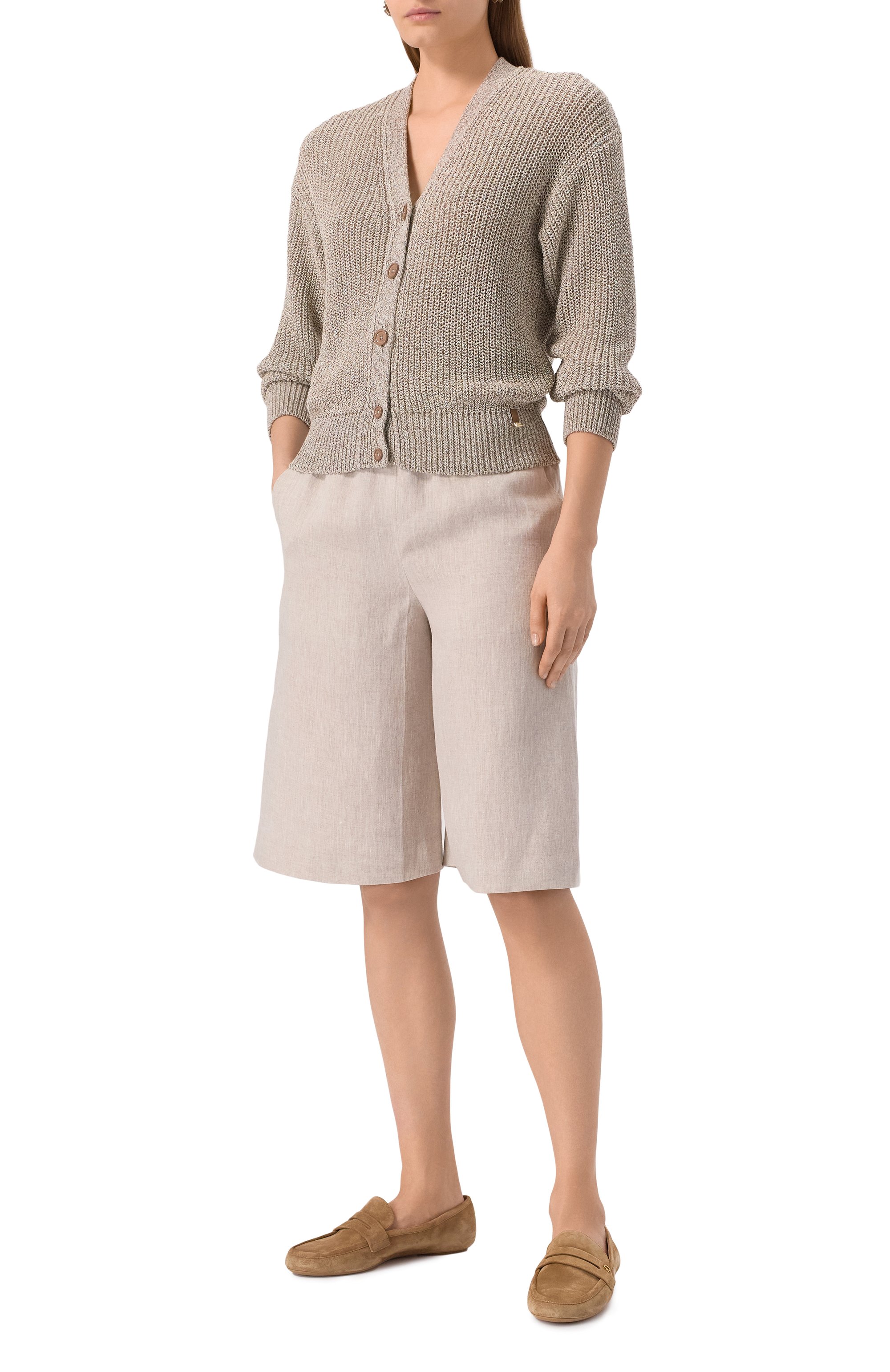 Замшевые мокасины giorgia GIANVITO ROSSI бежевого цвета по цене 87600 руб., арт. G25314.05G0M.VLUCAML, фото 2 Замшевые мокасины giorgia GIANVITO ROSSI, арт. G25314.05G0M.VLUCAML, фото 2