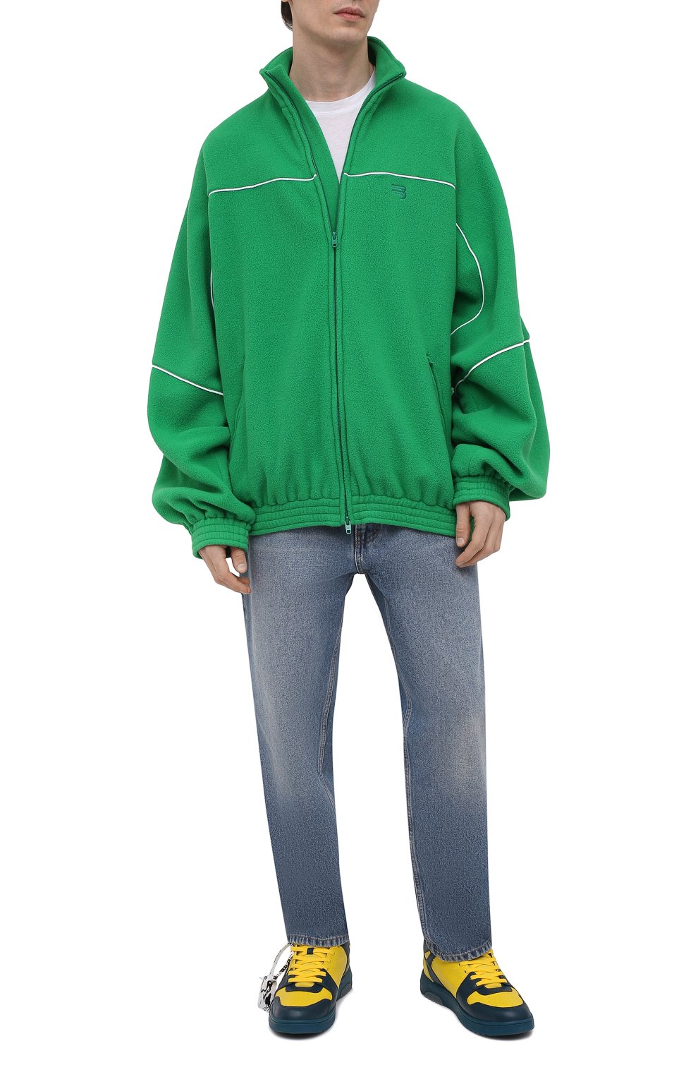 Кожаные кеды out of office OFF-WHITE, арт. 0MIA189R21LEA0014518, фото 2