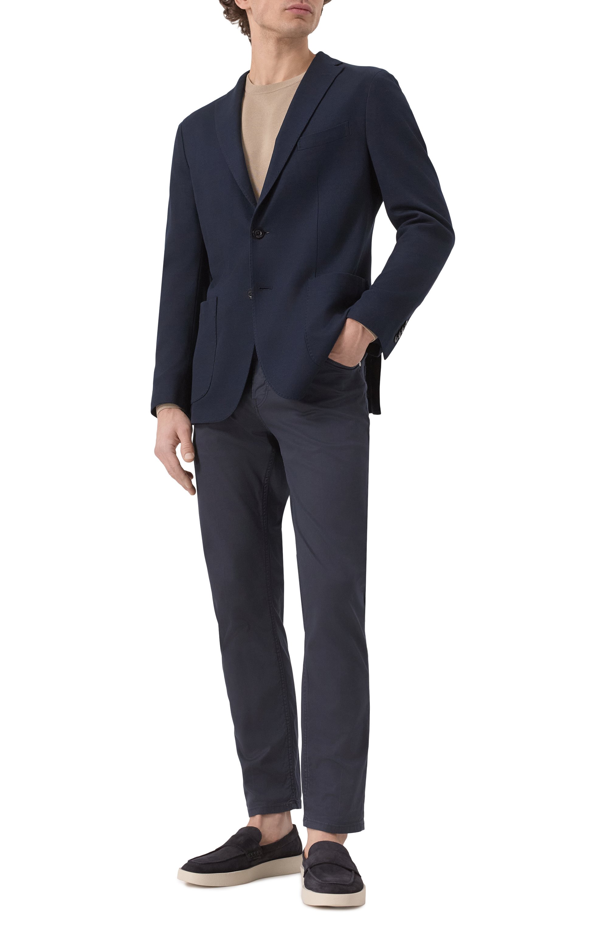 Хлопковый пиджак BOGLIOLI, арт. N1302E/SB5024, фото 2