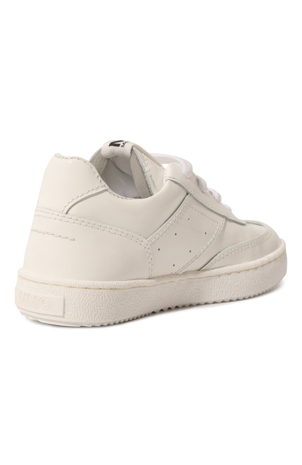 Кожаные кеды MM6 белого цвета по цене 22850 руб., арт. 73414/20-27, фото 3 Кожаные кеды MM6, арт. 73414/20-27, фото 3