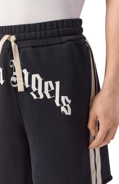 Хлопковые шорты PALM ANGELS, арт. PMCI02DS26FLE001, фото 5