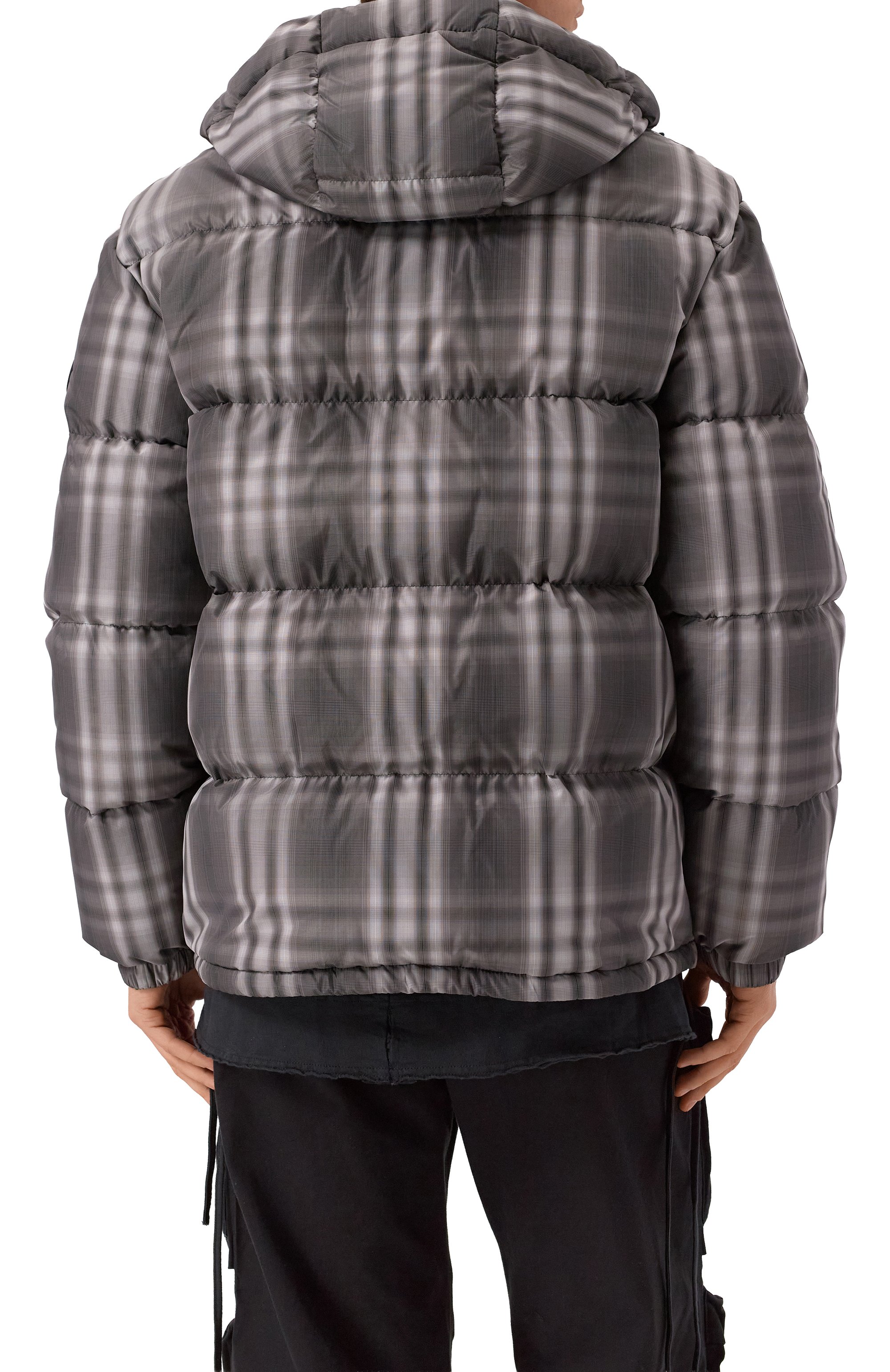 Пуховик BURBERRY серого цвета по цене 238500 руб., арт. 8110226, фото 4 Пуховик BURBERRY, арт. 8110226, фото 4