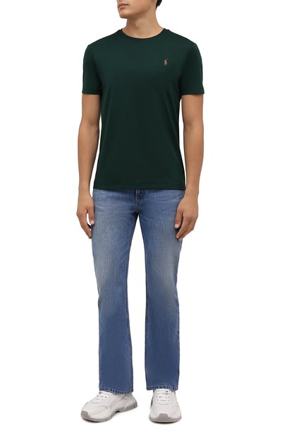 Хлопковая футболка POLO RALPH LAUREN, арт. 710740727, фото 2