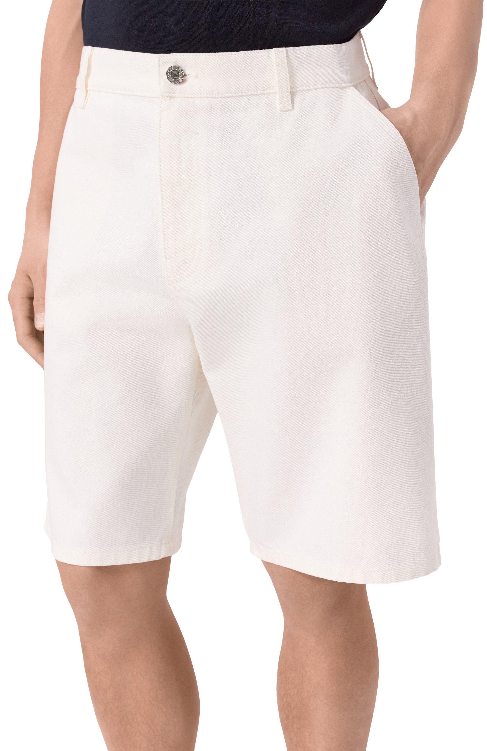 Джинсовые шорты BALMAIN, арт. GH1MA045/DG14, фото 3