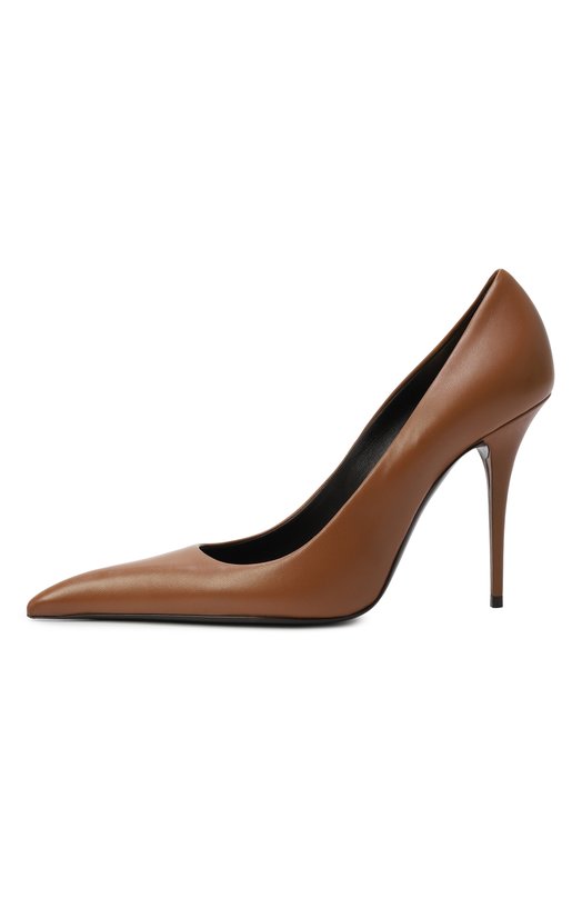 Кожаные туфли Élysée 105 Saint Laurent 833447/AADF0 Коричневый  833447/AADF0 Фото 4