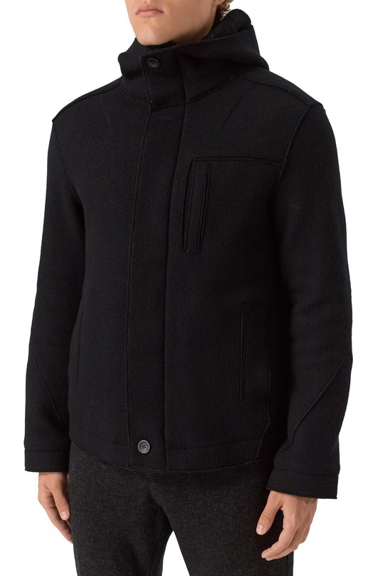 Куртка из шерсти и вискозы Transit CFUTRBL210 Чёрный  CFUTRBL210 Фото 3