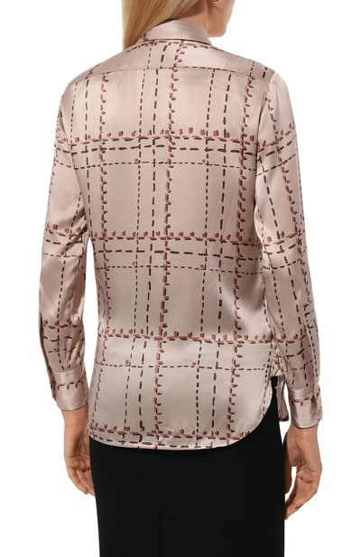 Шелковая блузка KITON, арт. D48407K0561E03, фото 4