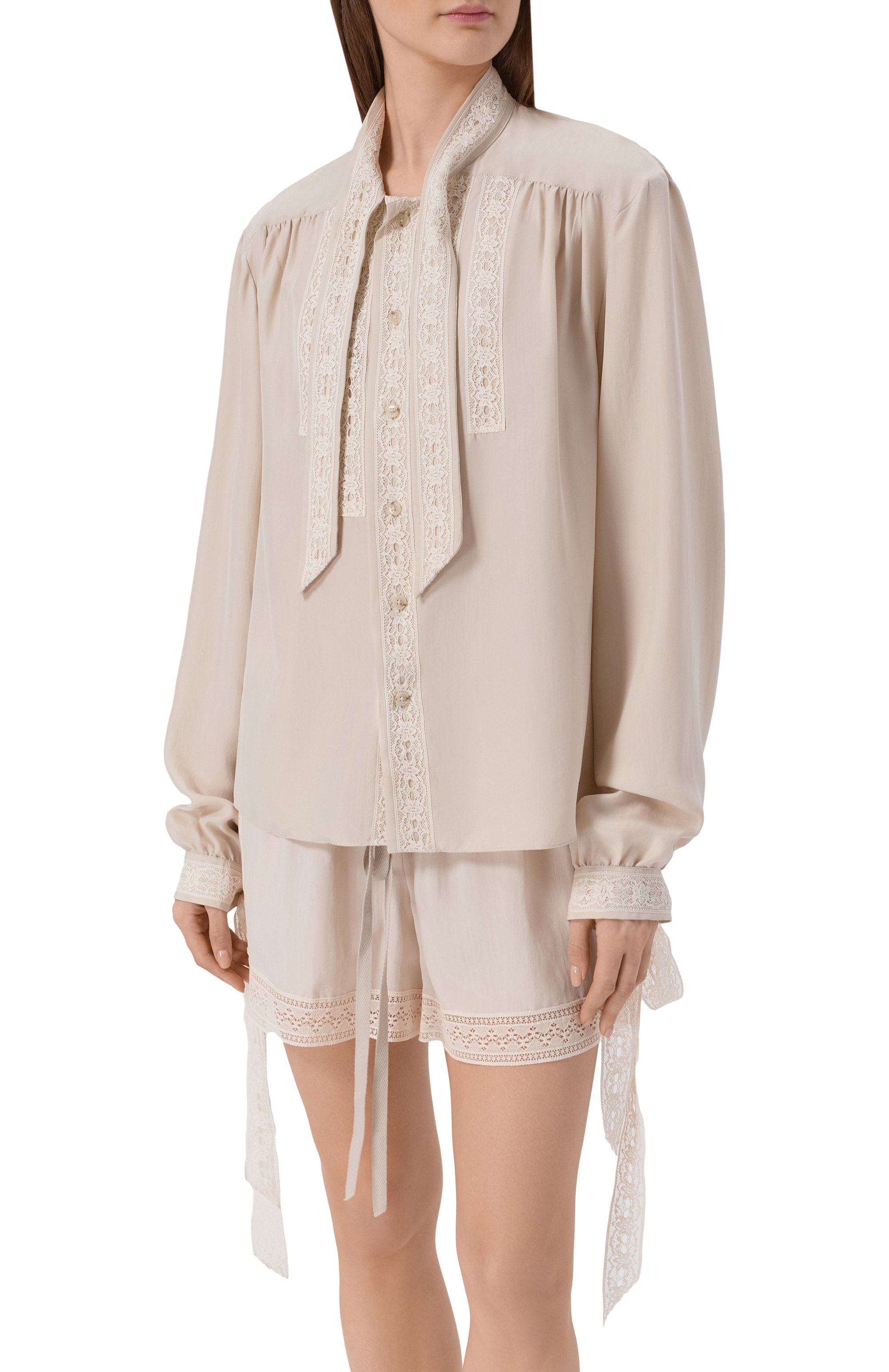 Шелкова я блузка ANN DEMEULEMEESTER, арт. B0013977/FA731, фото 3